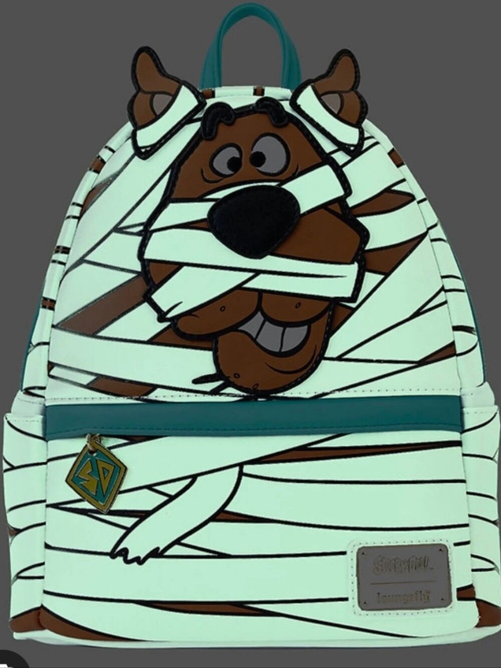 NWT Disney Loungefly Scooby-Doo Mummy Mini Backpack Halloween - Picture 7 of 9